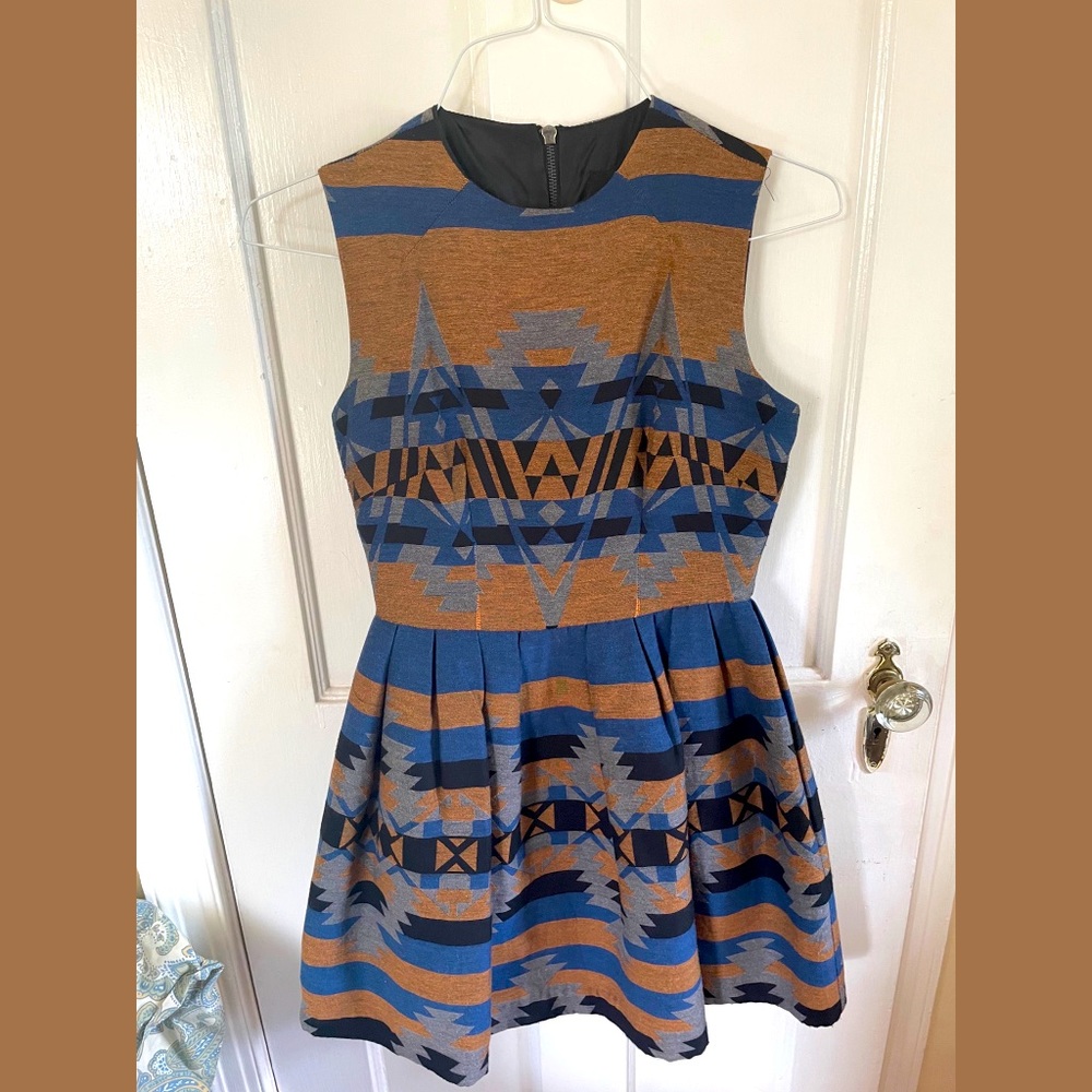 ASOS multicolor structured dress